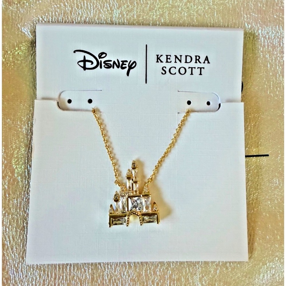2026 Disney Parks Kendra Scott Castle Necklace NEW Bag Box